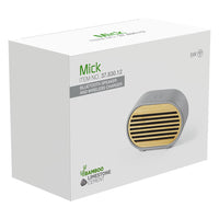 MICK, bluetooth zvučnik sa bežičnim punjačem, sivi