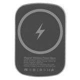 BOUNCE, pomoćna baterija sa magnetom kapaciteta 5000 mah, u poklon kutiji, tamno siva