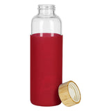 ADA, sportska boca sa silikonskom navlakom, 500 ml, crvena