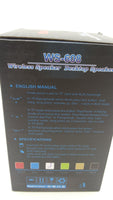 WS-608 BlueT zvučnik FM/MP3 plejer AKCIJA