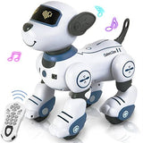 Pametni robot pas za decu Daljinsko upravljana igračka za decu Interaktivni robot za igru Programabilna dečija robot igračka USB punjiva pametna igračka Bezbedna i izdržljiva ABS plastika Robot za učenje programiranja Božićni poklon za decu Robot sa pevanjem i plesom Edutainment igračka za decu