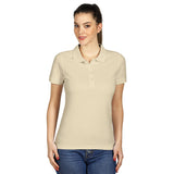 SUNNY, ženska pamučna polo majica, bež