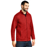 JUMPER, melirana dukserica sa visokom kragnom, 280 g/m2, crvena - Ali tako