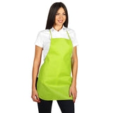 CUISINA, biorazgradiva kecelja, šivena, svetlo zelena