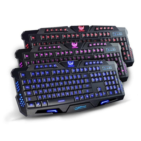Gejmerska tastatura svetleca 3 Boje-Gejmerska tastatura svet