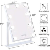 LED ogledalo za šminkanje sa 9LED sijalica