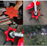 Čelični dodatak za trimer sa 6 sečiva