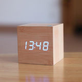 Led digitalni sat od drveta-NOVO-Digitalni sat