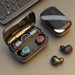 Bežične slušalice Bluetooth 5.1 slušalice Stereo zvuk visokog kvaliteta Vodootporne slušalice LED ekran za status baterije Ergonomske slušalice Dodirna kontrola slušalica Povezivanje sa dva uređaja Moderan dizajn slušalica Visoke performanse slušalica