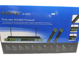 Shure U-830 bežični set 2 mikrofona NOVO-Profi set mikrofoni