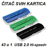 USB čitač kartica 43 u 1 - Ali tako