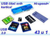 USB čitač kartica 43 u 1 - Ali tako
