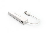 Adapter USB 2.0 na RJ45 i USB HUB 3 porta 2u1 JWD-U25