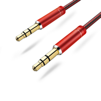 Audio kabl LDNIO LS-Y01 Aux 3.5mm crveni 1m