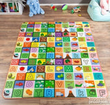 Podloga za igranje dece 200x200cm Dvostrana podloga
