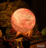 Lampa 3D mesec 16 boja