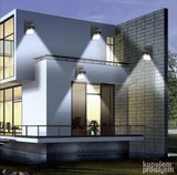 Led solarna zidna lampa