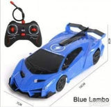 Lamborghini auto koji ide po zidu