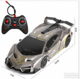 Lamborghini auto koji ide po zidu