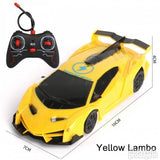 Lamborghini auto koji ide po zidu
