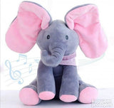 Pevajuci slon flappy roze i plavi