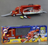 Blaze kamion sa dva autica