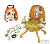 Mali prenosivi kuhinski set u koferu