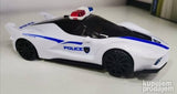 Policijski beli auto na baterije - Ali tako