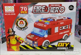 Lego kocke vatrogasni kombi od 70 delova