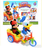 Paja i Miki na bicikl-triciklu