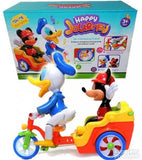 Paja i Miki na bicikl-triciklu