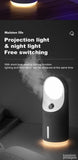 Mini Bezicni ovlazivac sa preojekcijom led nocne lampe