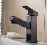 Hotelska slavina za umivaonik u kupatilu CRNA