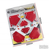 Set 6 komada magnet za zavarivanje VECI