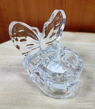 Stakleni svecnjak LEPTIR