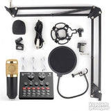Mikrofon BM-800 Komplet sa Zvucnom Karticom V8 i opremom PRO