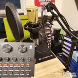 Mikrofon BM-800 Komplet sa Zvucnom Karticom V8 i opremom PRO