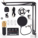 Mikrofon BM-800 Komplet sa Zvucnom Karticom V8 i opremom PRO