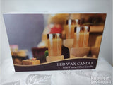LED svece dekoracija - sa daljinskim