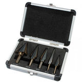 Set stepenastih burgija od titanijuma