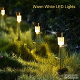 Solarne bastenske lamepe INOX Solarne lampe