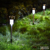 Solarne bastenske lamepe INOX Solarne lampe