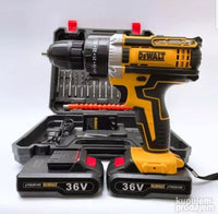 Dewalt aku srafilica/busilica/cekic 36v+pribor+2 baterije