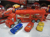 Kamion sa 3 automobila Racing cars