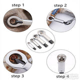 Metal Nut Splitter Breaker Manual Pressure Nut Cracker Remov