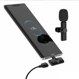 mikrofon za mobilni telefon audio snimanje hands-free Type-C mikrofon 8-pinski mikrofon visoka osetljivost sundjer navlaka praktičan dizajn jednostavno korišćenje integrisana baterija kristalno čist zvuk