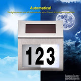 Solarni LED kucni broj