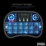 Bežična MINI TASTATURA sa pozadinskim osvetljenjem