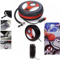 Kompresor za auto Kompresor u obliku točka Mobilni kompresor Napajanje preko upaljača Pritisak do 18 bara Prenosni kompresor Hitne situacije na putu Dužina kabla 210 cm