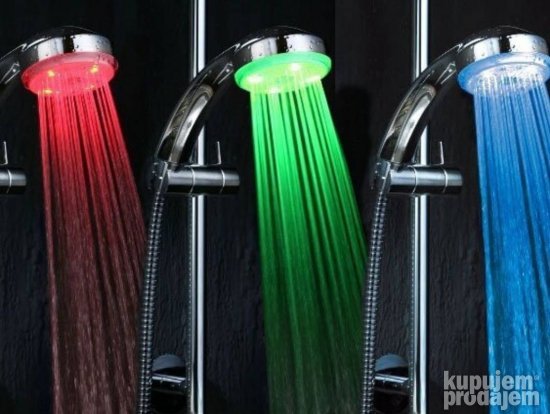 Multifunkcionalni tus sa led svetlom 7 Boja - Tus sa svetlom